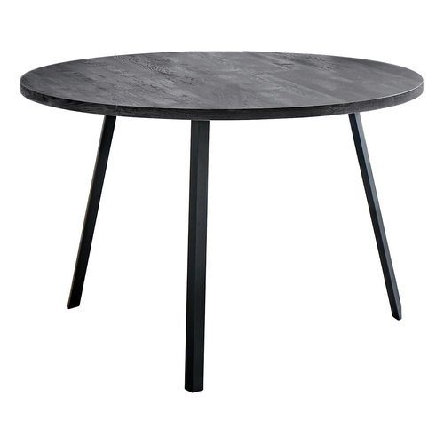48inches round dining room table with black reclaimed wood and black 48inches round dining room table with black reclaimed wood and black
