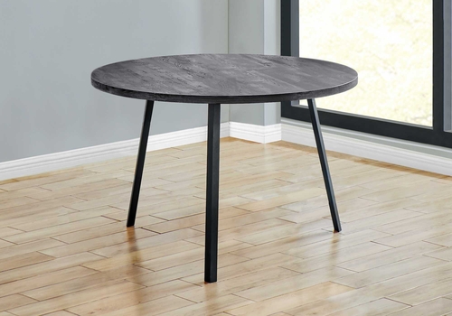 48inches round dining room table with black reclaimed wood and black 48inches round dining room table with black reclaimed wood and black